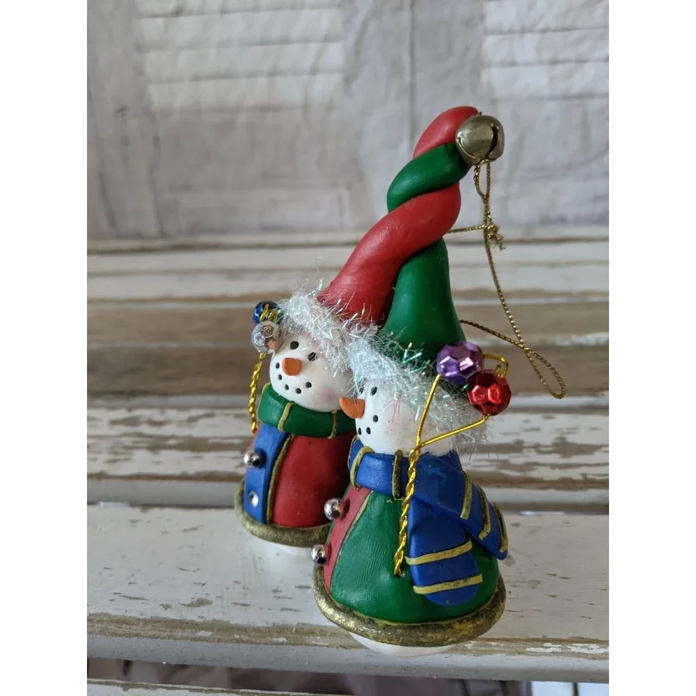 Snowman buddies‎ tangled Christmas holiday tree orn